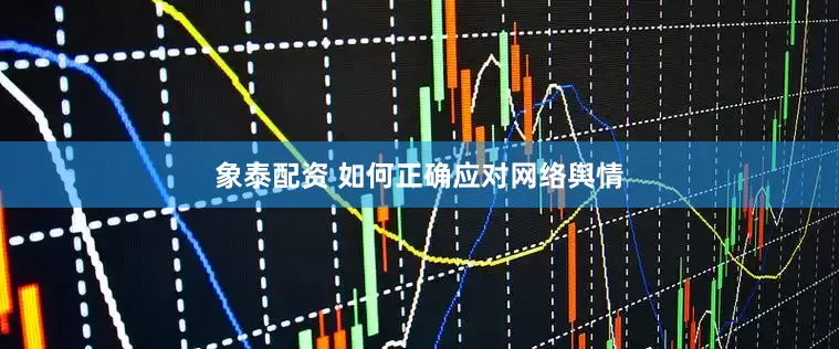 象泰配资 如何正确应对网络舆情
